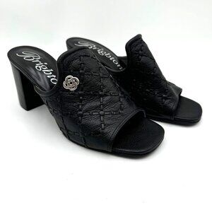 Brighton Riley Laced Heel Slides woman’s size 8.5 Black